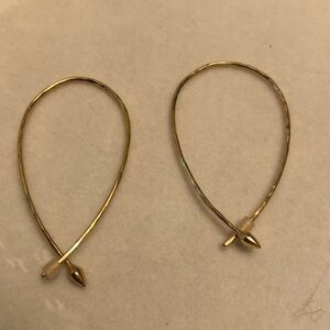 Stella & Dot hammered hoops